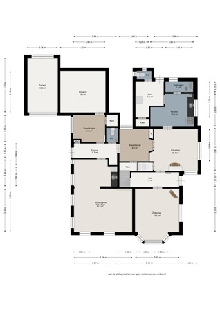 Floorplan - Hoofdweg 257-259, 9621 AK Slochteren